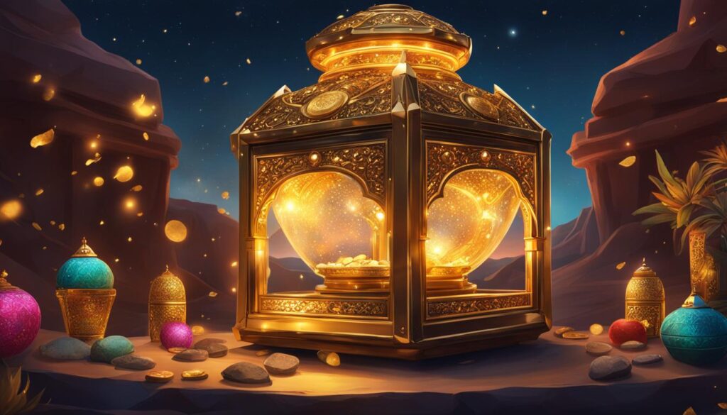 play Ali Baba's Lanterns Free Spin
